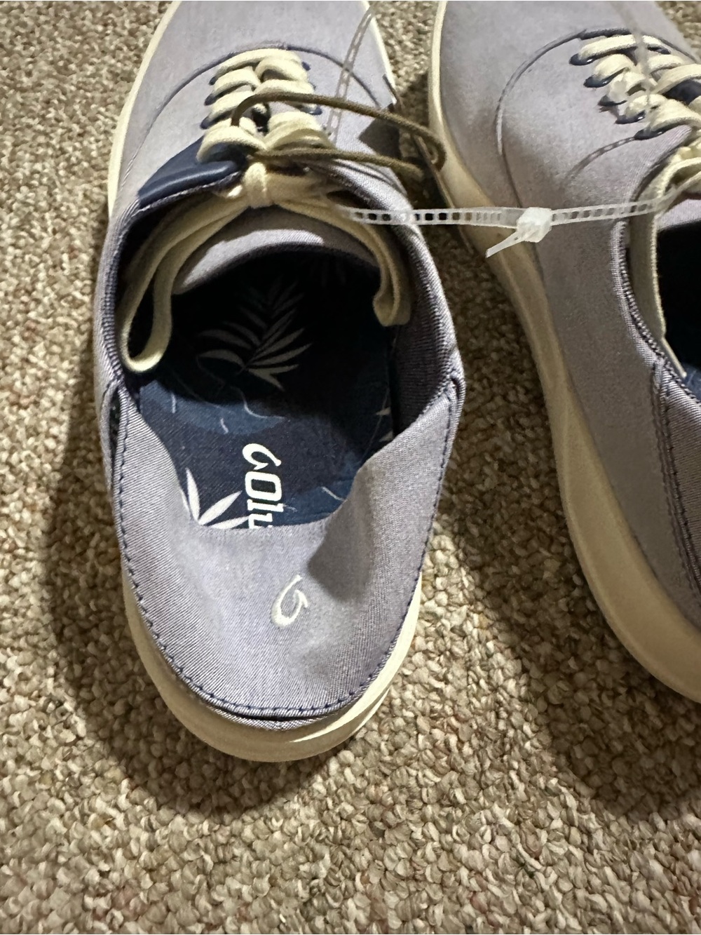 OLUKAI TRADEWIND Men’s Sneakers Navy Size 10 - Picture 7 of 7